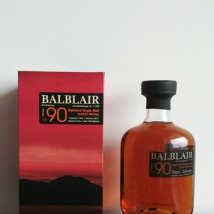 Balblair 1990 vintage whisky
