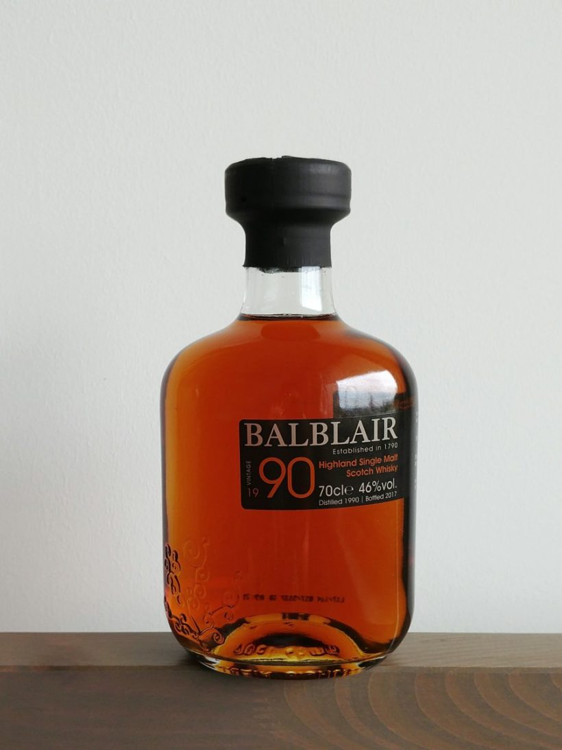 Balblair whisky z rocznika 1990