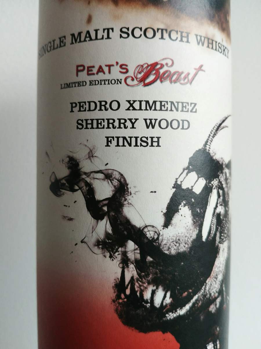 Peat's Beast Pedro Ximénez label